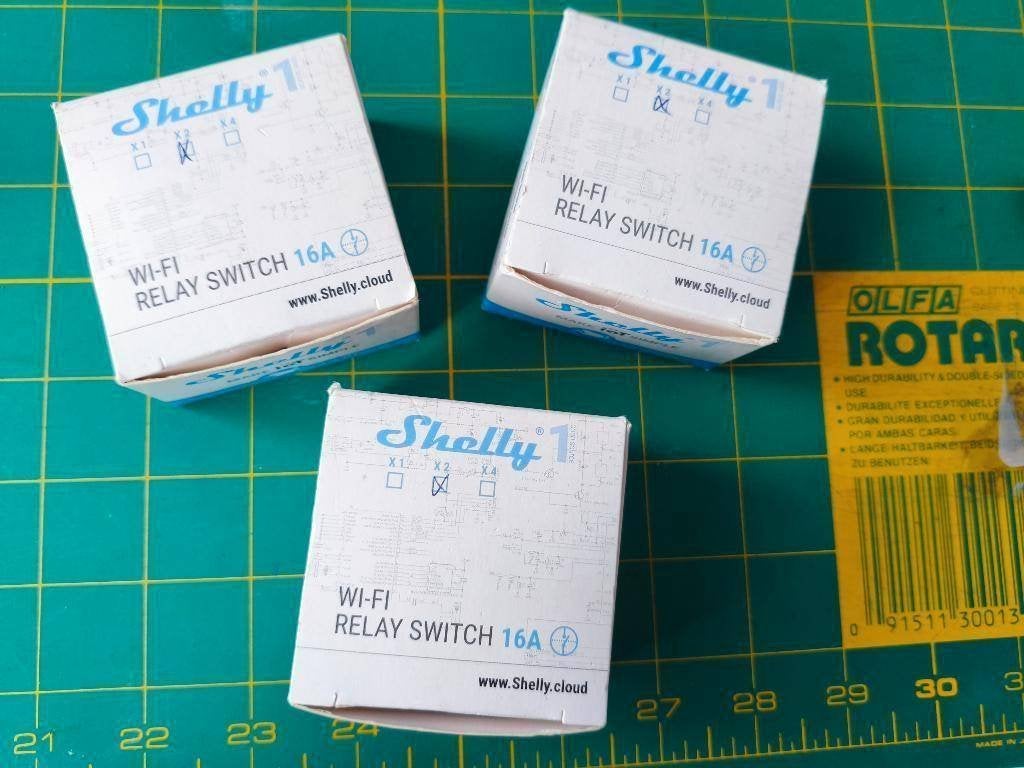 6 x Shelly Smart inbouw Switches, Ophalen of Verzenden, Zo goed als nieuw, Overige merken, Schakelaar