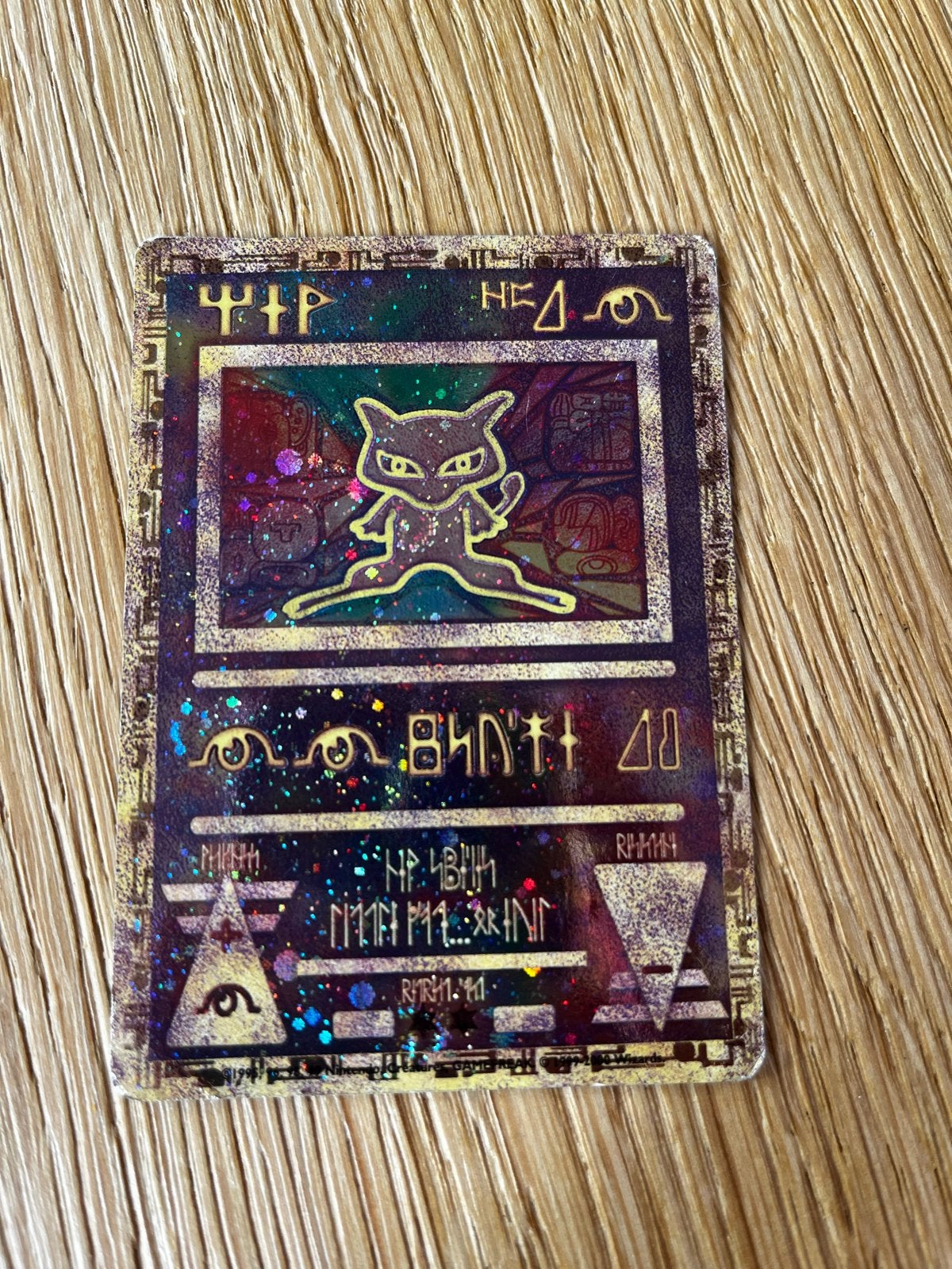 Ancient Mew Pokémon kaart, Ophalen of Verzenden, Gebruikt, Losse kaart, Foil
