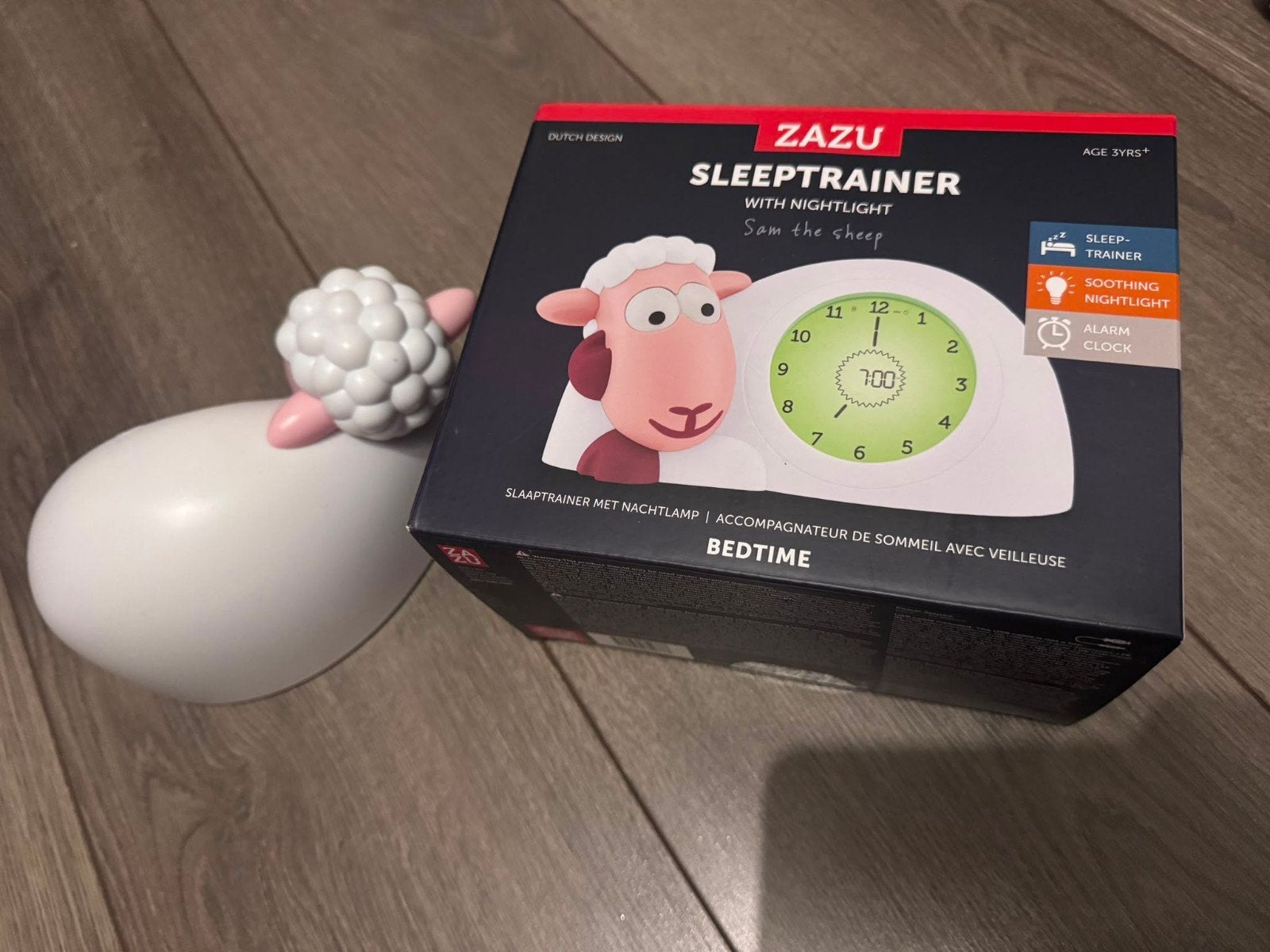 ZAZU Slaaptrainer met nachtlampje - Sam het Schaap, Ophalen of Verzenden, Nieuw