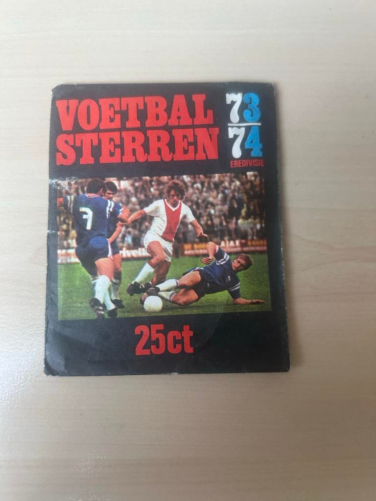 Voetbalsterren Eredivisie 1973/74 - Ongeopend zakje, Ophalen of Verzenden, Zo goed als nieuw, Overige binnenlandse clubs, Poster, Plaatje of Sticker