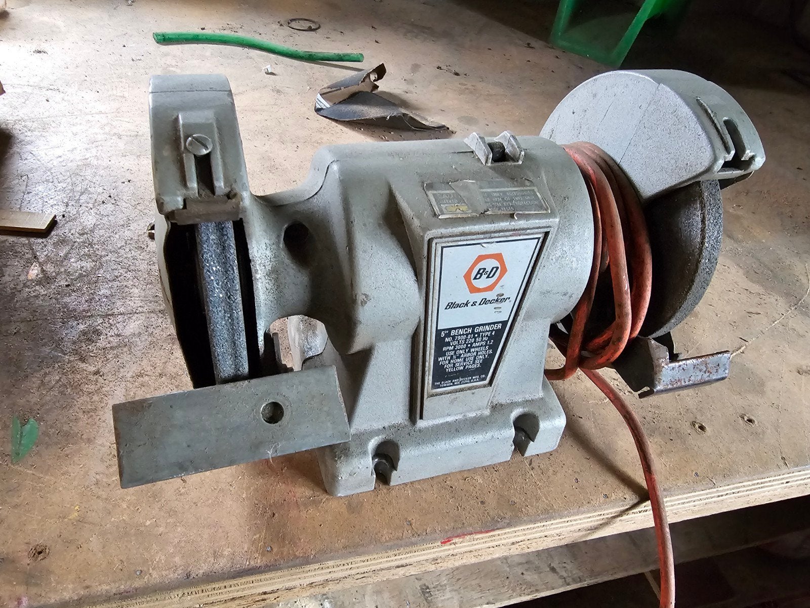 Slijpsteen, Ophalen of Verzenden, Gebruikt, Minder dan 700 watt, Werkbankslijpmachine