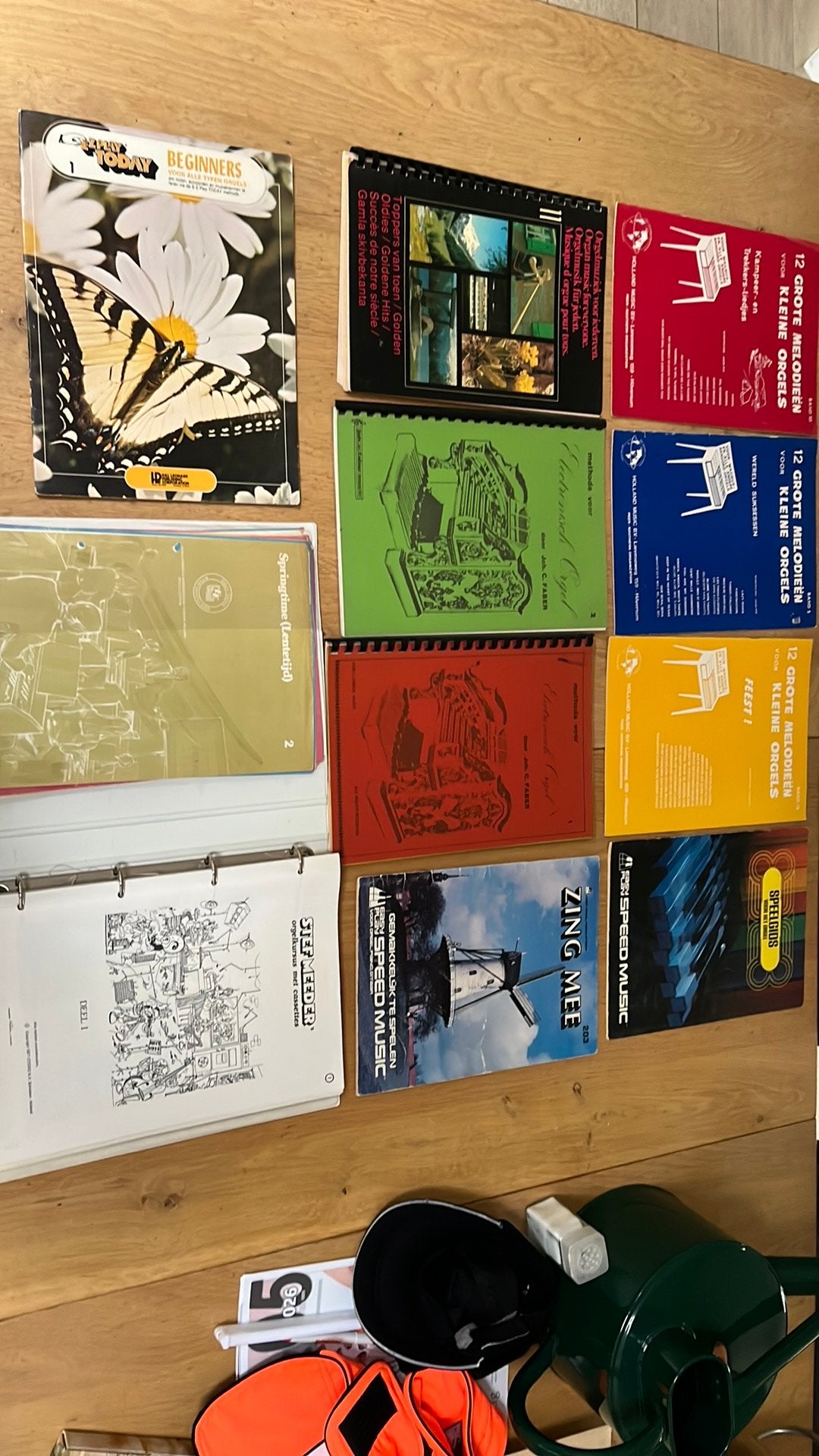 boeken met orgel bladmuziek / lesmethode, Orgel, Gebruikt, Overige genres, Les of Cursus