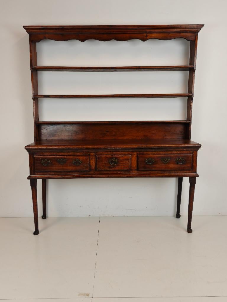Laat-Georgische Welshe dressoir uit de 18e eeuw Massief eik, Ophalen of Verzenden