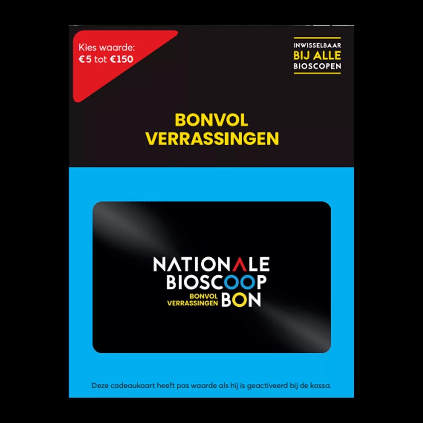 Nationale Bioscoop Bon, Tickets en Kaartjes