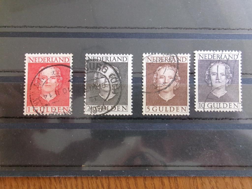 1949 - koningin juliana (212c), Postzegels en Munten, Postzegels | Nederland, Verzenden, Gestempeld