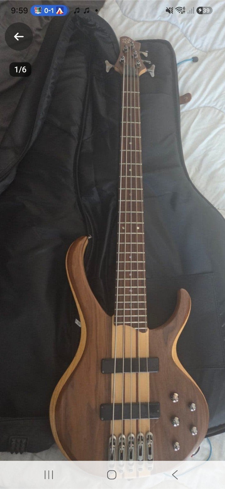 Ibanez SR505 Basgitaar met Bartolini MK2 elementen, Muziek en Instrumenten, Ophalen of Verzenden, Zo goed als nieuw, Elektrisch