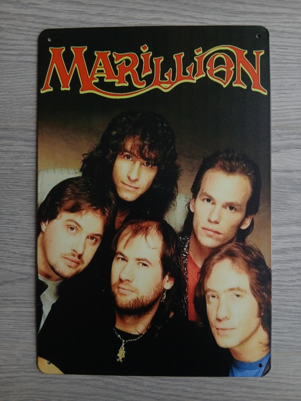 Marillion 20x30 cm Metalen Reclamebord, Verzamelen, Ophalen of Verzenden, Nieuw, Poster, Artwork of Schilderij