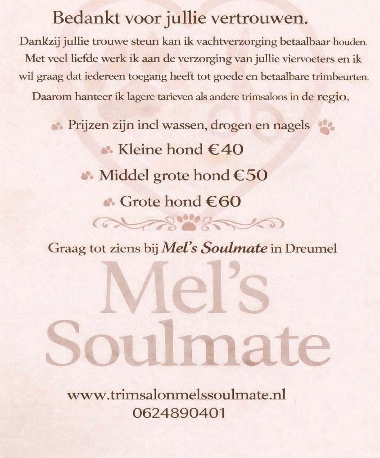 Trimster, vachtverzorging