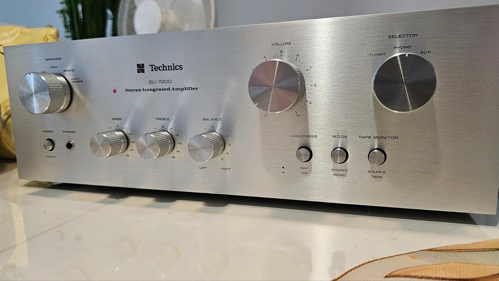 Technics SU-7200 Stereo Geïntegreerde Versterker, Overige merken, Gebruikt, Ophalen of Verzenden, 60 tot 120 watt