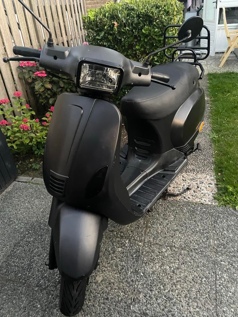 BTC Riva Mat Zwart - Goed Onderhouden Scooter, Ophalen of Verzenden, Gebruikt, Overige typen, Overige merken