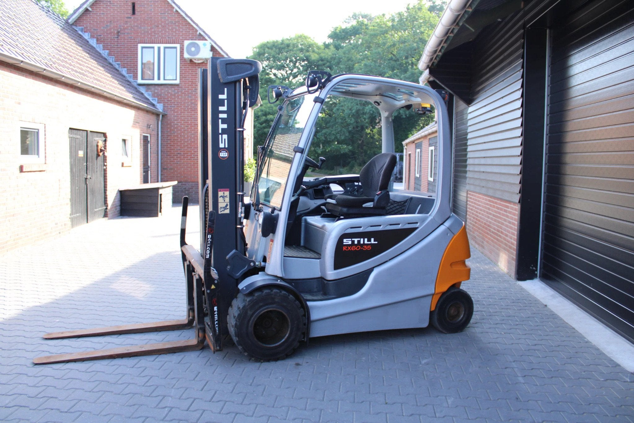 Still RX60 35 heftruck elektrische triplex lepelverstelling, Zakelijke goederen, Machines en Bouw | Heftrucks en Intern transport