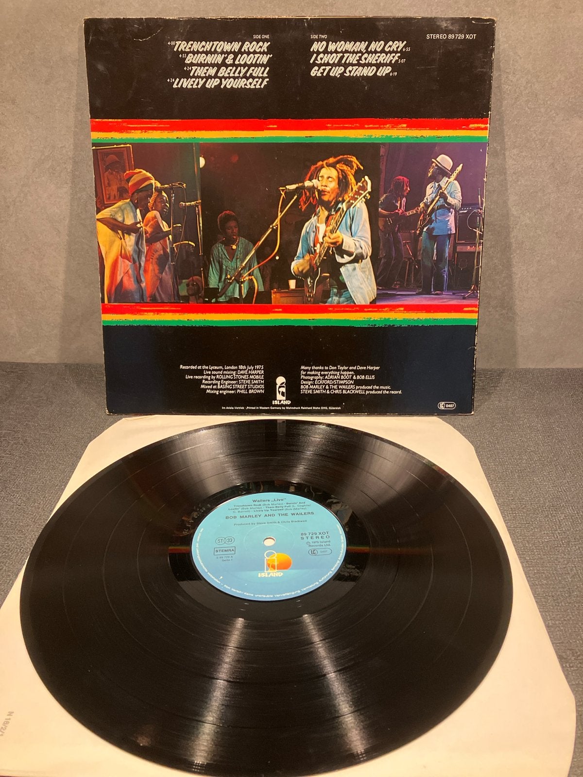 Bob Marley & The Wailers - Live!, Ophalen of Verzenden, Gebruikt, 12 inch, LP