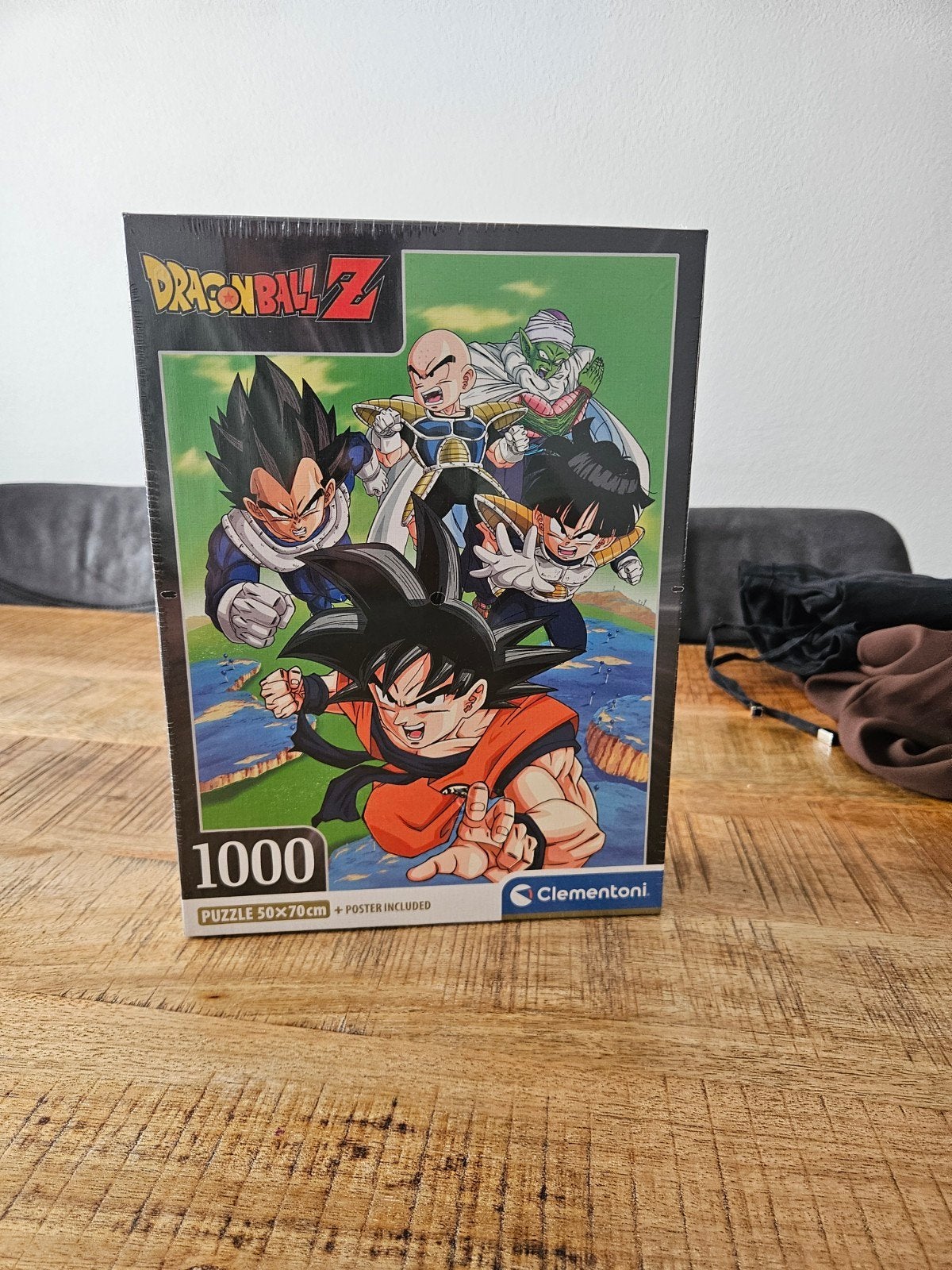 Dragon Ball Z Puzzle 1000 stukjes + Poster 50x70c, Ophalen of Verzenden, Meer dan 50 stukjes, Nieuw, 6 jaar of ouder