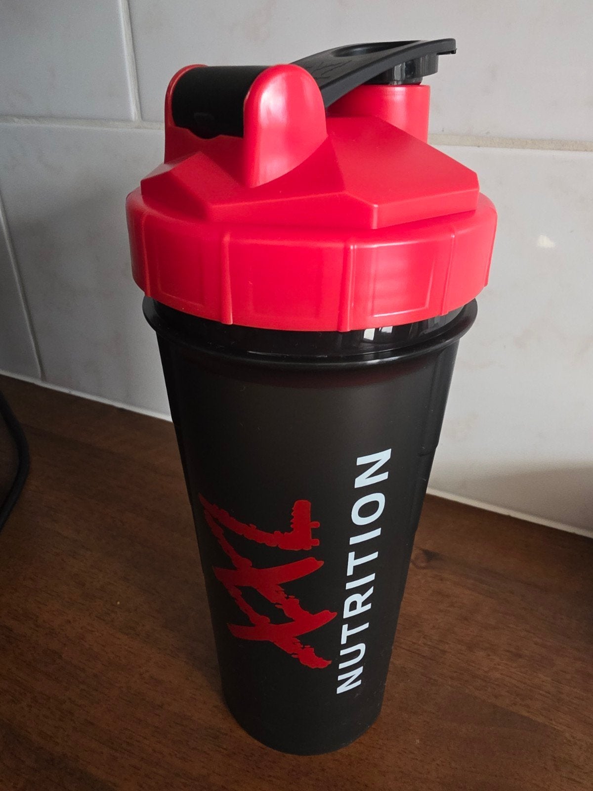 XXL Nutrition Shaker - Zwart met Rood, Ophalen of Verzenden, Nieuw, Overige typen