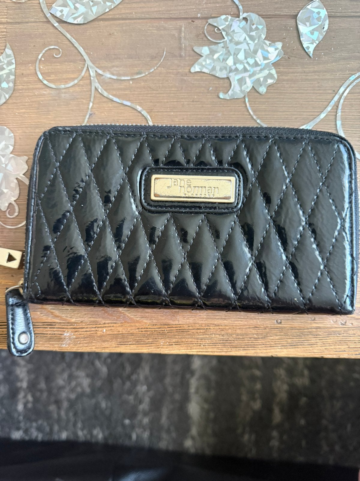 Portemınnees merk 4 stuks, Sieraden, Tassen en Uiterlijk, Portemonnees, Ophalen, Gebruikt, Zwart