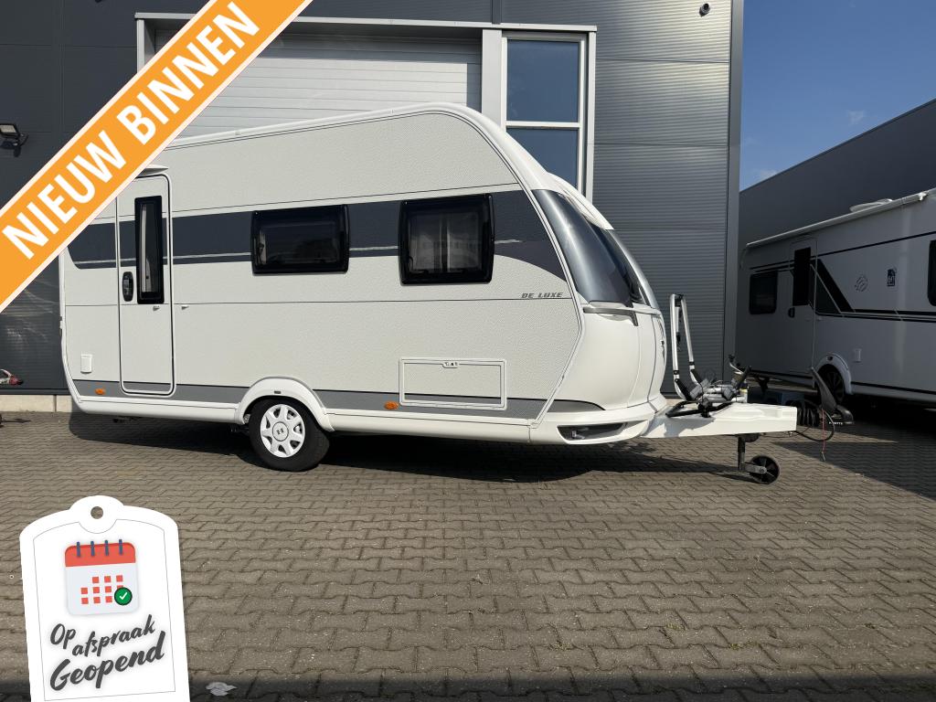 Hobby De Luxe 440 SF Voortent Mover Fietsendra, Caravans en Kamperen, Hobby, Bedrijf, Treinzit, 4 tot 5 meter