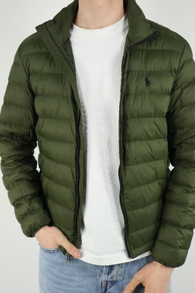 Ralph Lauren puffer gewatteerde jas - S, Kleding | Heren, Jassen | Winter, Ralph Lauren, Nieuw, Ophalen of Verzenden, Groen