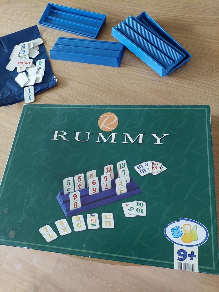Rummy gezelschapsspel, Ophalen of Verzenden, Gebruikt