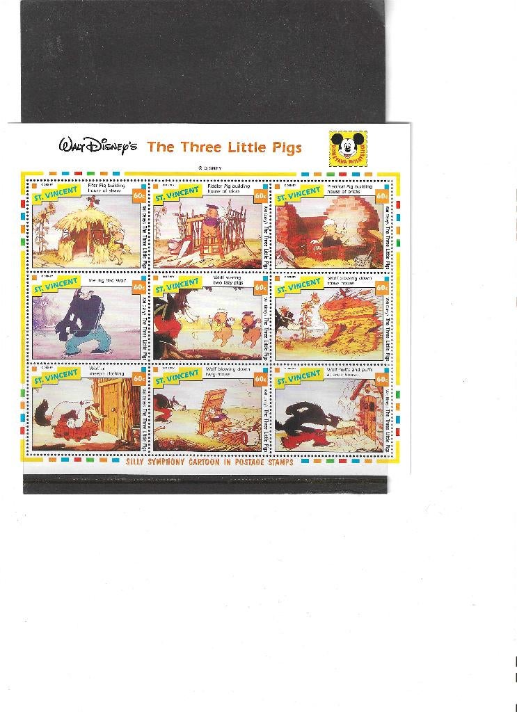 MI 2264-2273 Disney. St. Vincent. Postfris, Ophalen of Verzenden, Postfris, Overige thema's