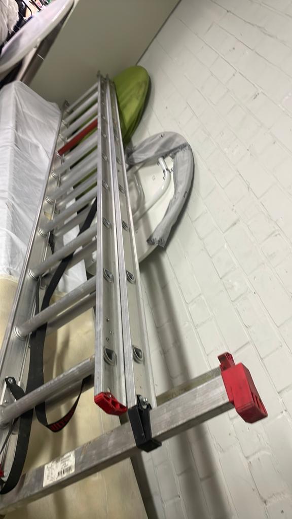 Altrex ladder 2 x 10 zeer netjes, Ophalen, Zo goed als nieuw, Rolsteiger of Kamersteiger, 5 meter of hoger
