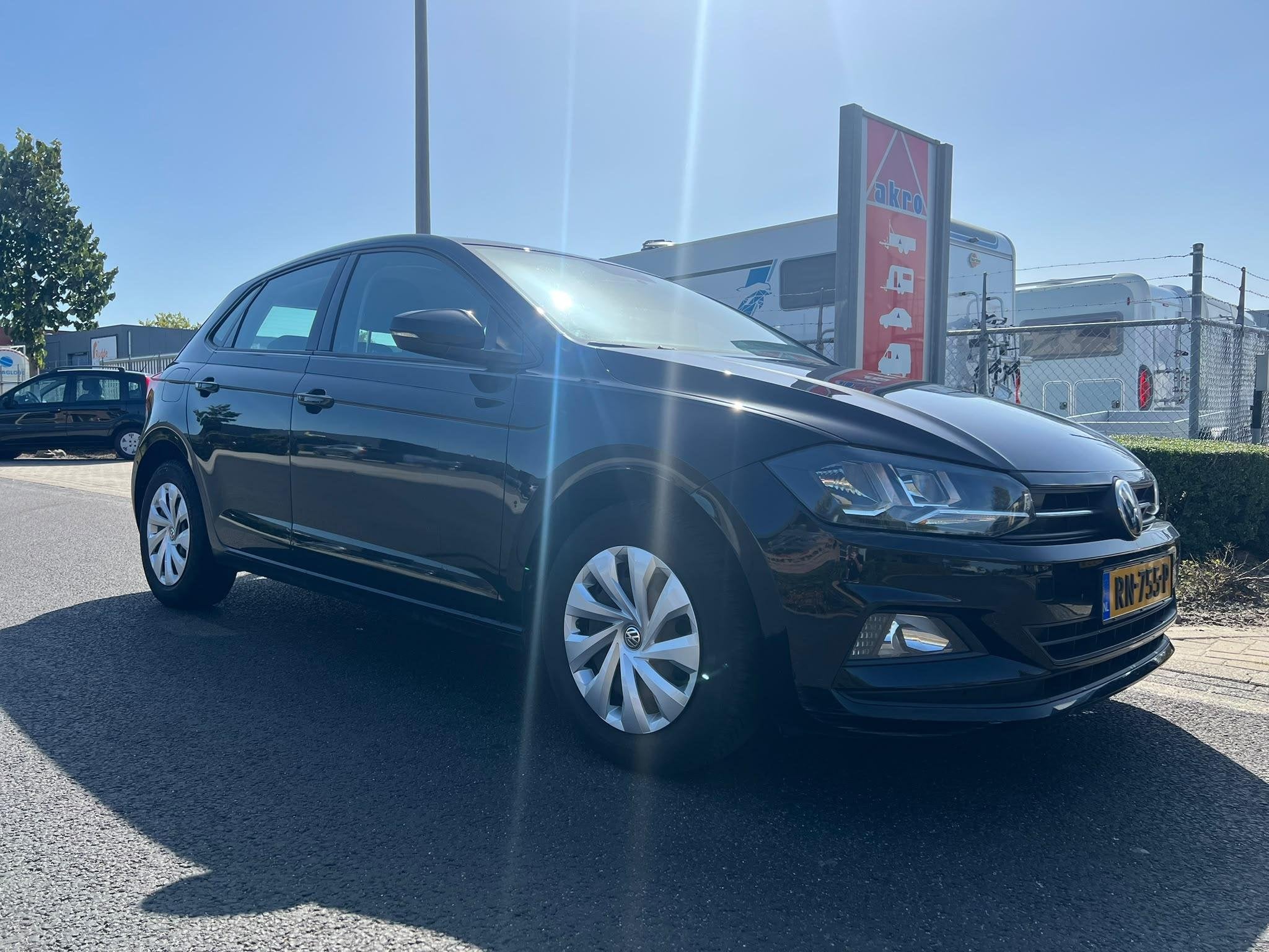 Volkswagen Polo 1.0 TGI Comfortline | Airco | NAVI | Adaptiv, Auto's, 1160 kg, Stof, Gebruikt, CNG (Aardgas)