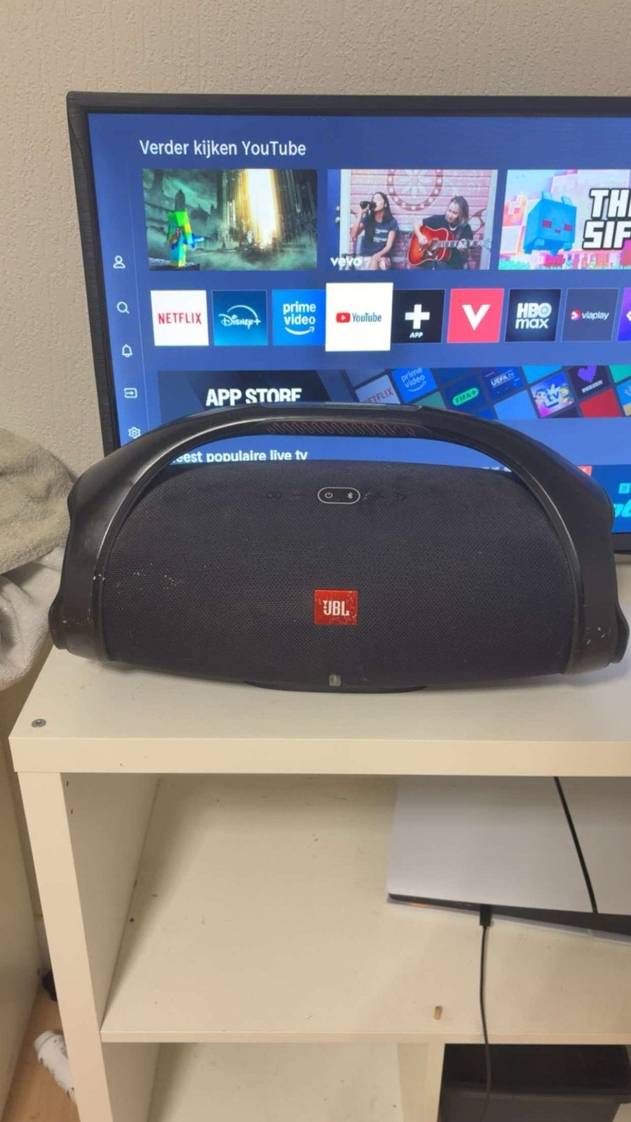 JBL Boombox Draagbare Bluetooth Speaker - Krachtig Geluid, Gebruikt, JBL, Draagbare speaker, Bluetooth