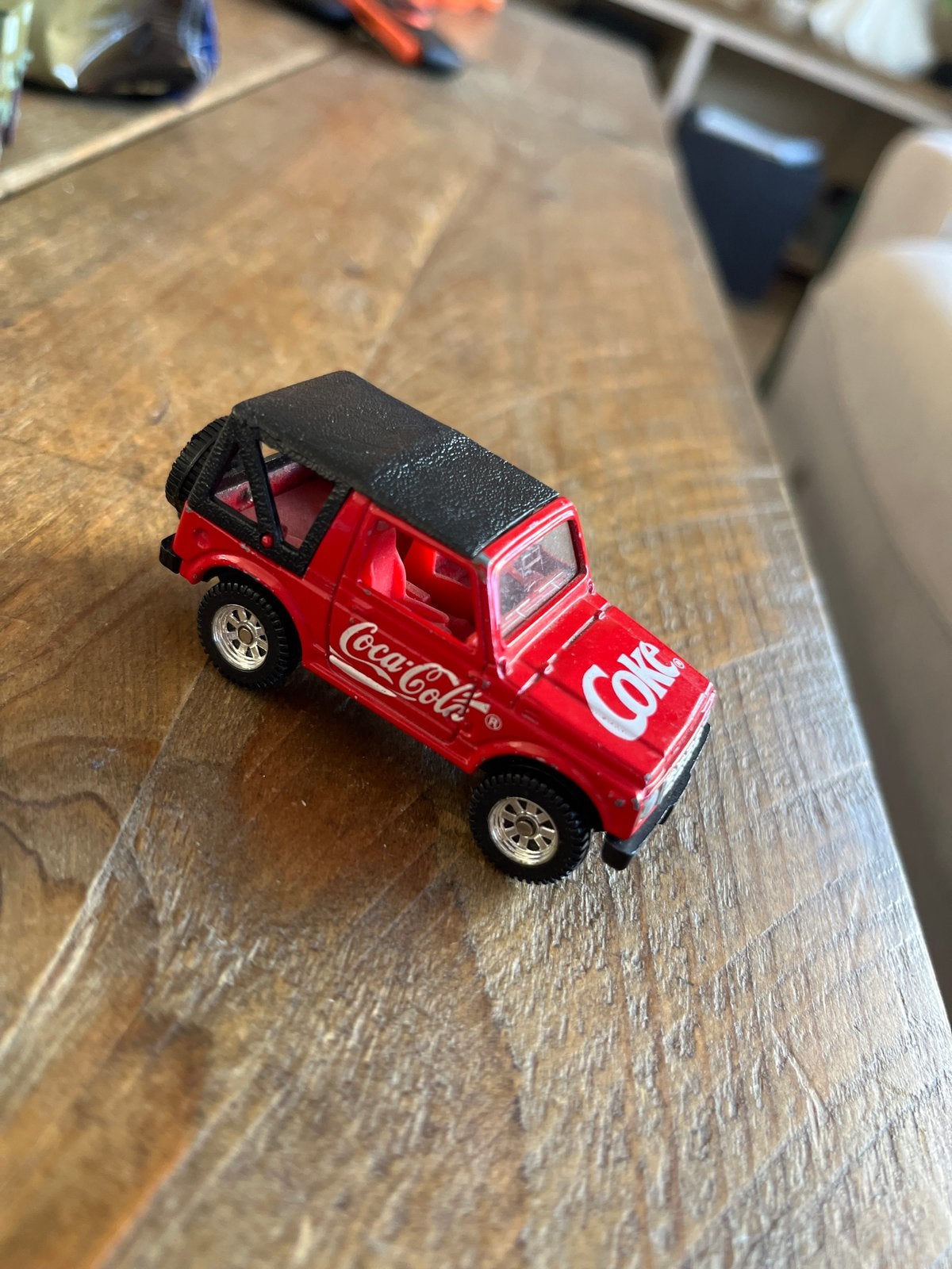 Coca-Cola Suzuki SJ413 schaalmodel auto, Ophalen of Verzenden, Gebruikt