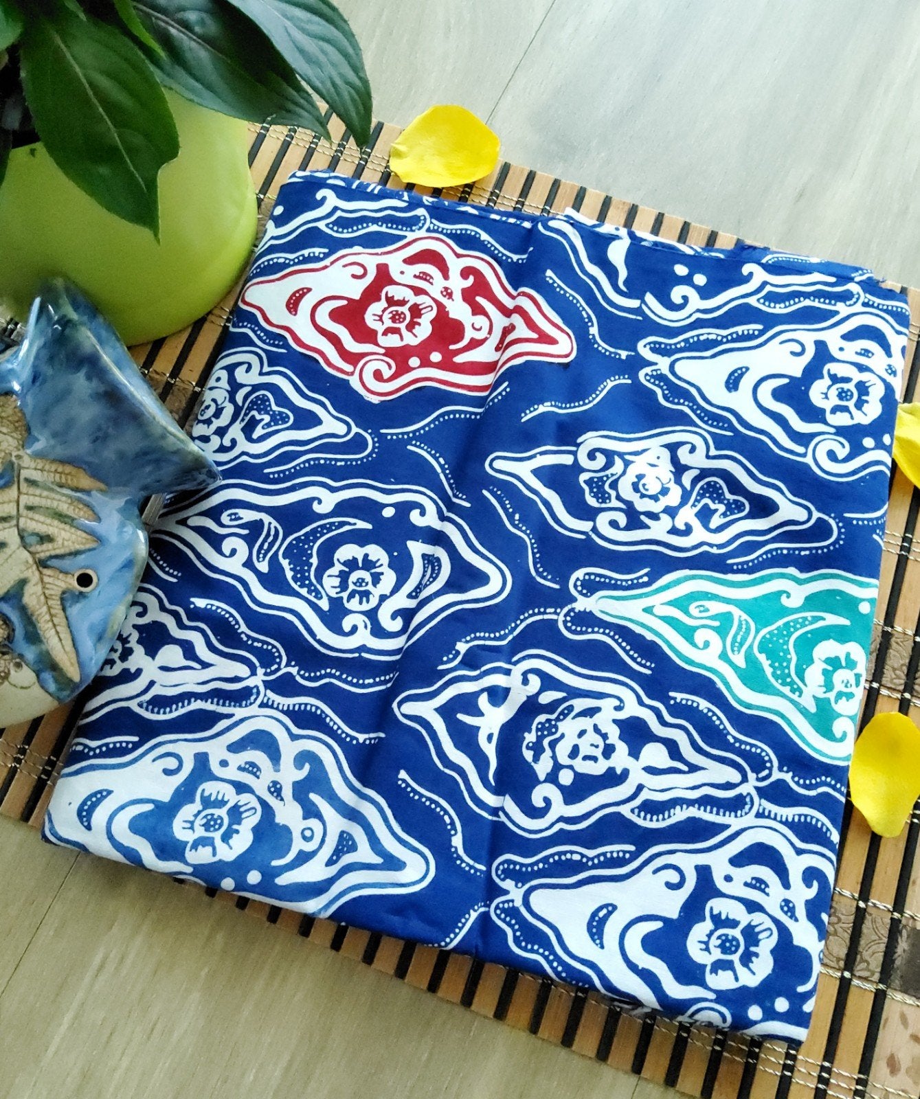 Batik Sarong Cap Asli Indonesië #1309, Hobby en Vrije tijd, Nieuw, 30 tot 120 cm, Katoen, 30 tot 200 cm