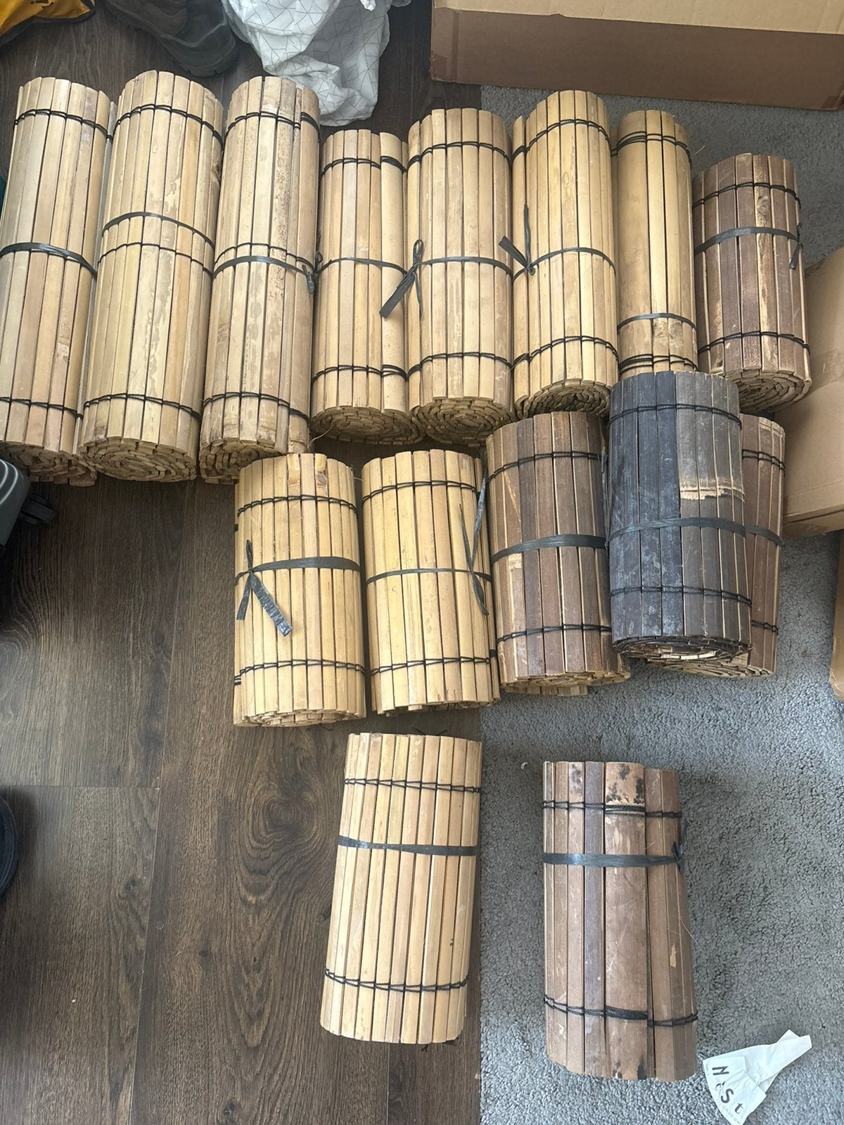 Partij Bamboe Rolborder - Diverse hoogtes (30, 40, 50 cm), Ophalen, Gebruikt, -, 200 cm of meer