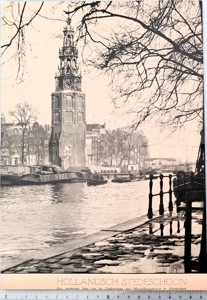Amsterdam 1931: Oudeschans met Montelbaanstoren, Verzenden, Voor 1940, Gebruikt, Overige onderwerpen