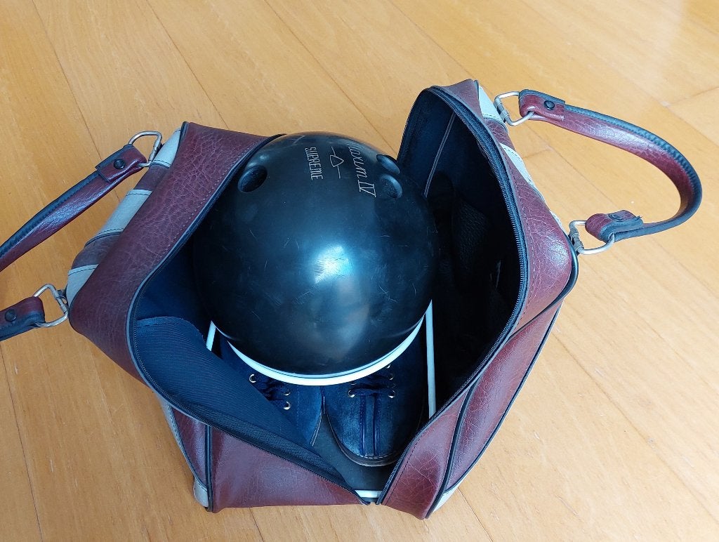 Bowlingbal Maxim IV Supreme Inclusief tas, Ophalen of Verzenden, Gebruikt, Bal