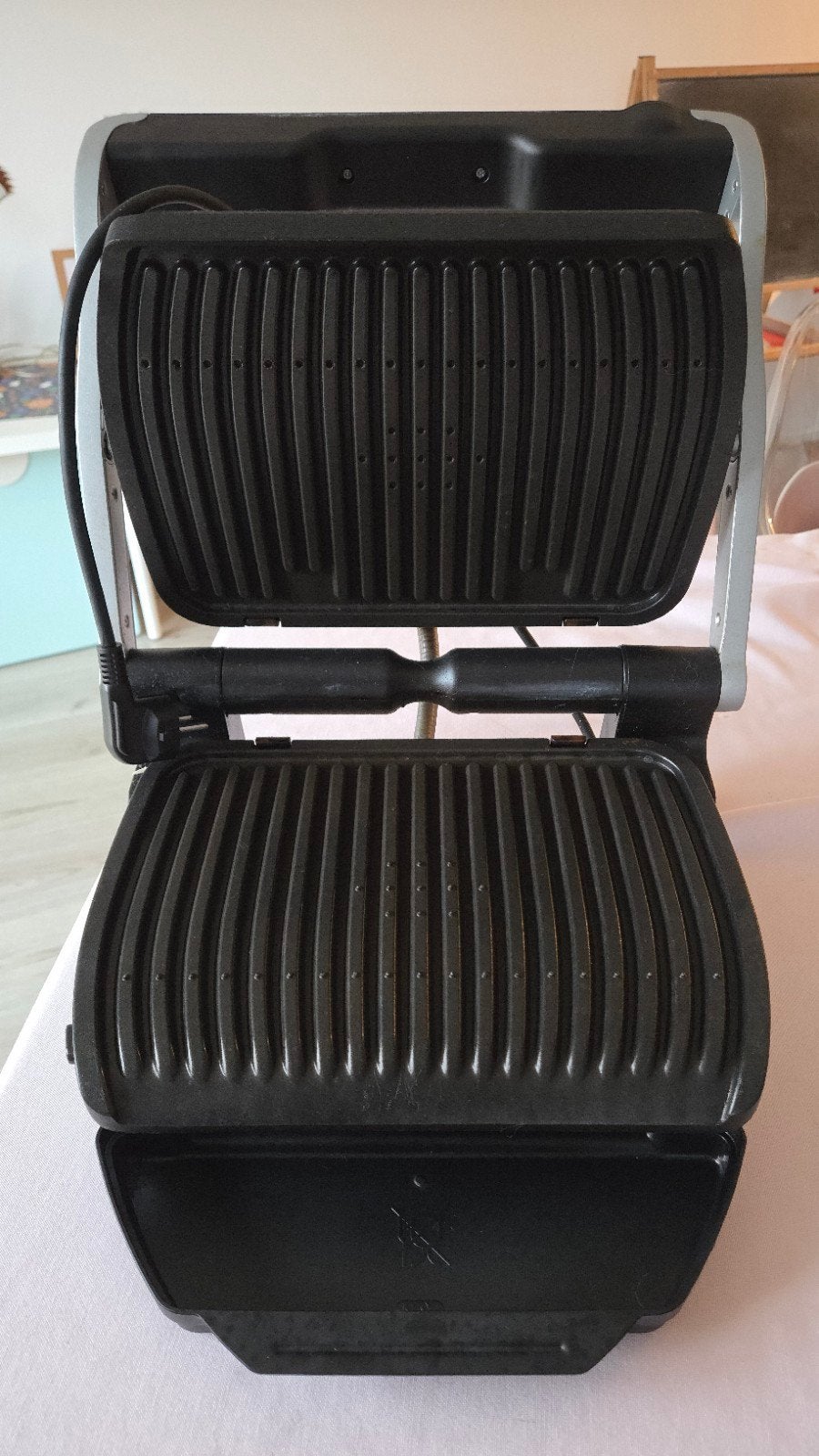 Tefal Optigrill+ - Gebruikt, Werkt Perfect, Witgoed en Apparatuur, Ophalen, Gebruikt, Tafelgrill