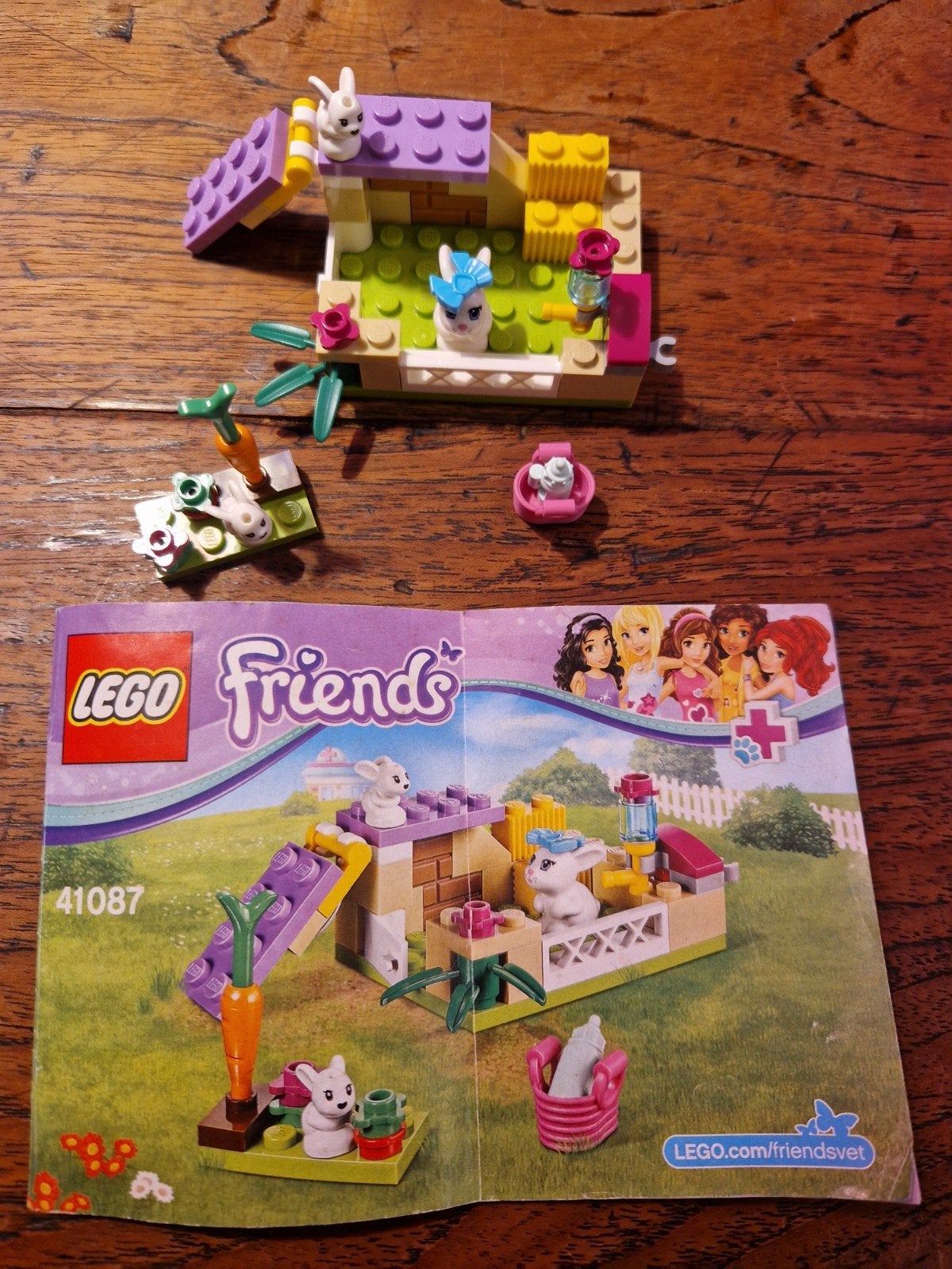 Lego Friends Konijnen verzorging 41087, Ophalen of Verzenden, Zo goed als nieuw