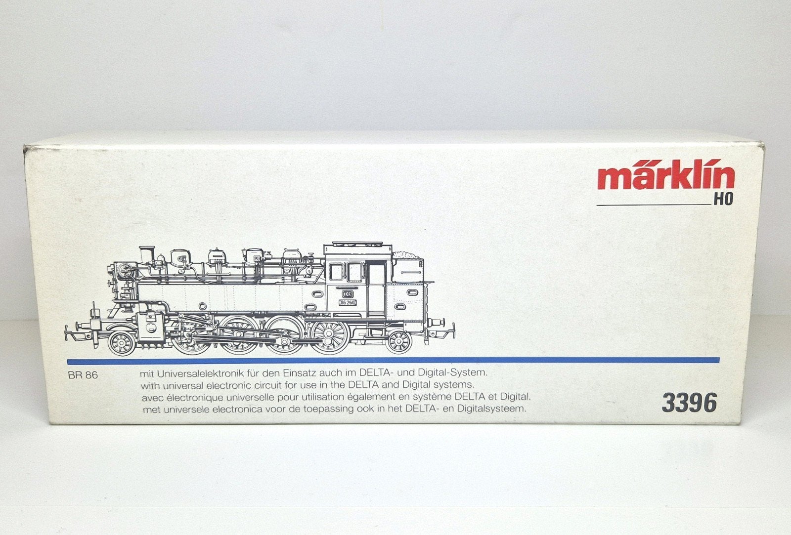Märklin H0 3396 Digital / Delta stoomlocomotief BR 68 DB., Wisselstroom, Locomotief, Ophalen of Verzenden, Zo goed als nieuw