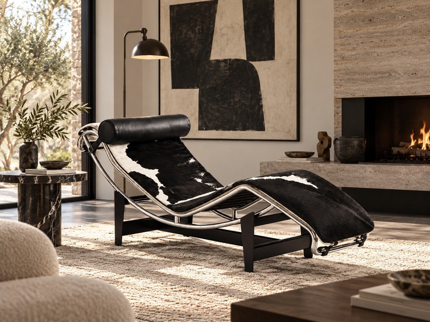 nieuw Corbusier kussen in koeienhuid, Ophalen of Verzenden, Minder dan 50 cm