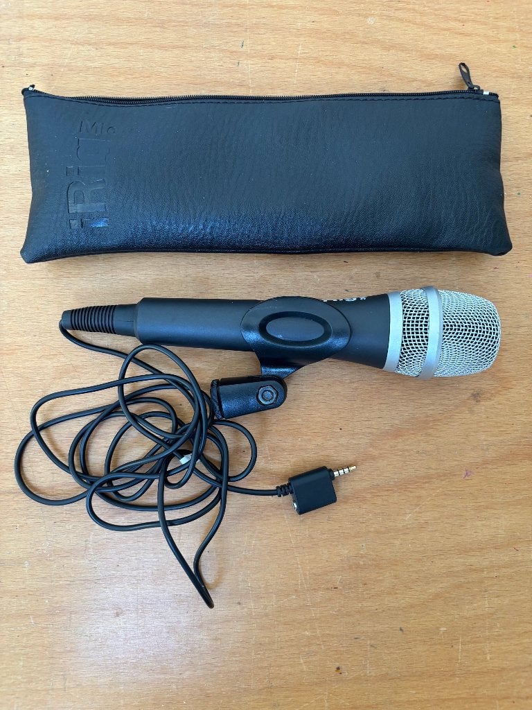 IRig mic, Verzenden, Gebruikt, Studiomicrofoon