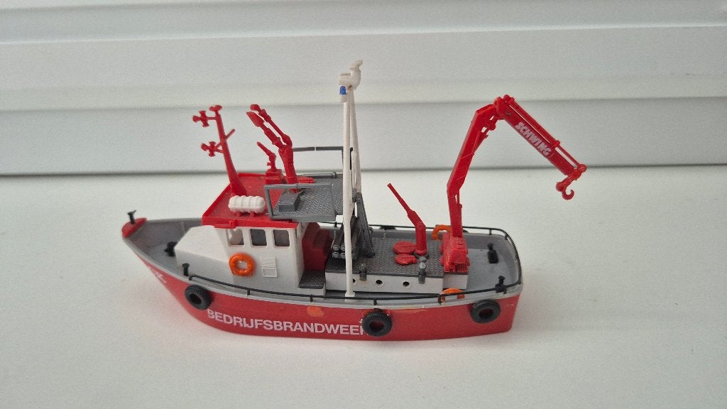 Kibri 39154 H0 - Brandweerboot, Overige merken, Gelijkstroom of Wisselstroom, Brug, Tunnel of Gebouw, Ophalen of Verzenden