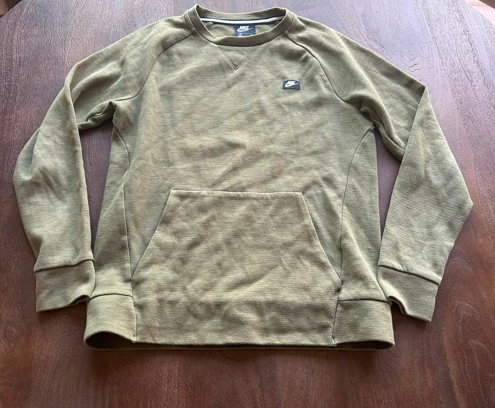 Nike Sportswear Tech Fleece Crewneck Trui - Maat S, Nike, Ophalen of Verzenden, Gedragen, Groen