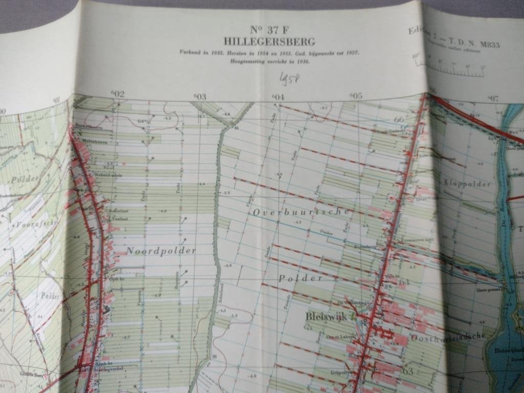 37 F Hillegersberg Bleiswijk Zevenhuizen Roderijs Berkel 195, Ophalen of Verzenden