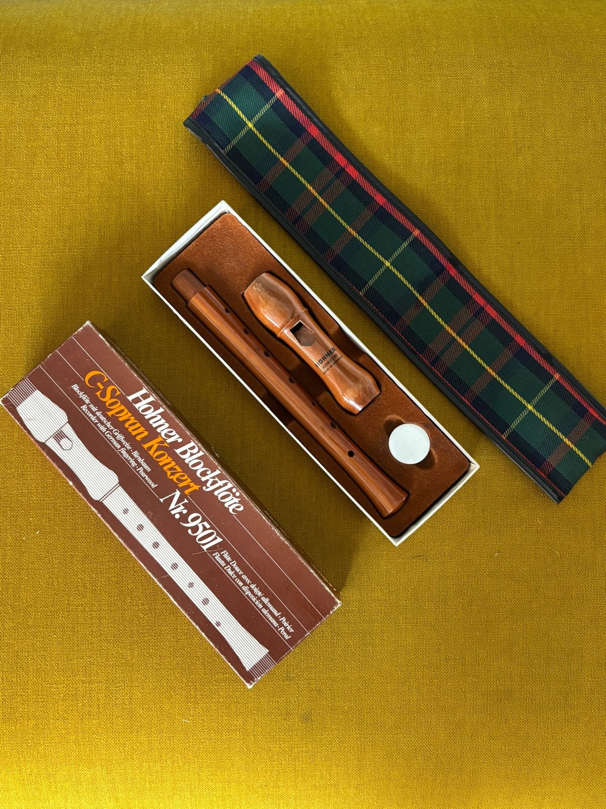 Hohner Sopraan Blokfluit - Concert Nr. 9501 met hoes, Muziek en Instrumenten, Blaasinstrumenten | Blokfluiten, Ophalen of Verzenden
