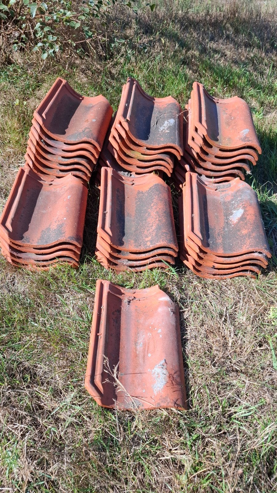 46 gebruikte dakpannen Belfeld, Made in Holland, Ophalen, Gebruikt, Steen of Klei, Minder dan 5 m²
