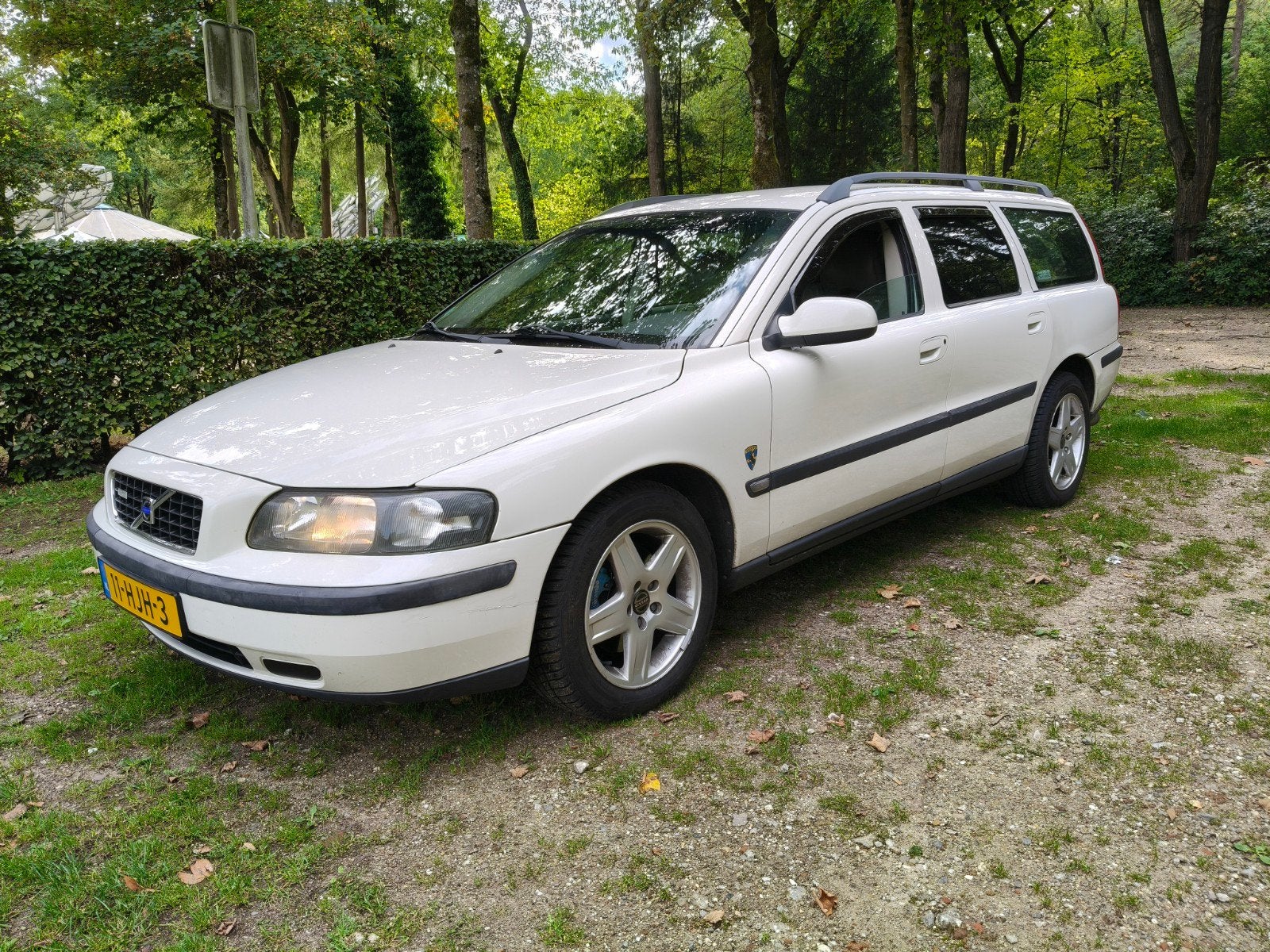 Volvo V70 2.4 Wit  2000 Topstaat, Auto's, 1800 kg, Beige, Wit, Stationwagon