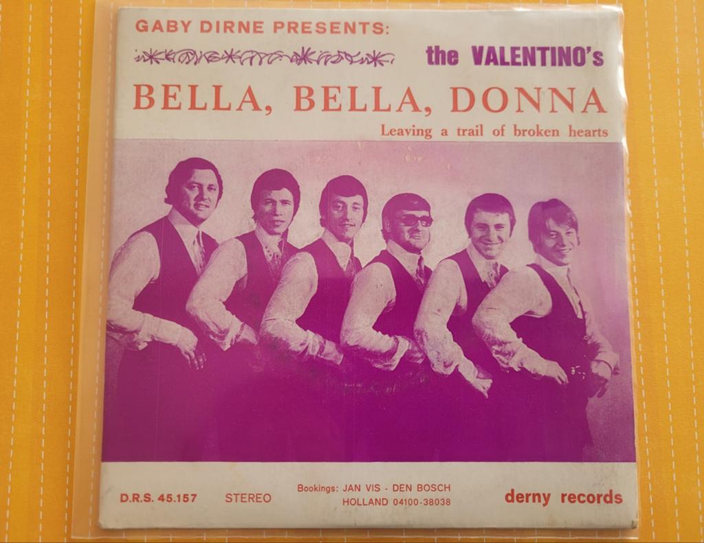 The Valentino's - Bella Bella Donna -  Leaving a trail..., Ophalen, Zo goed als nieuw, Overige formaten, Levenslied of Smartlap