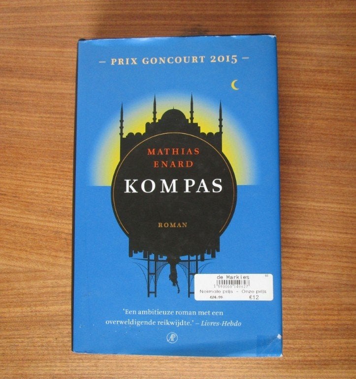 Nr.186: Boek Roman van Mathias Enard - Kompas -, Ophalen of Verzenden, Zo goed als nieuw, Mathias Enard