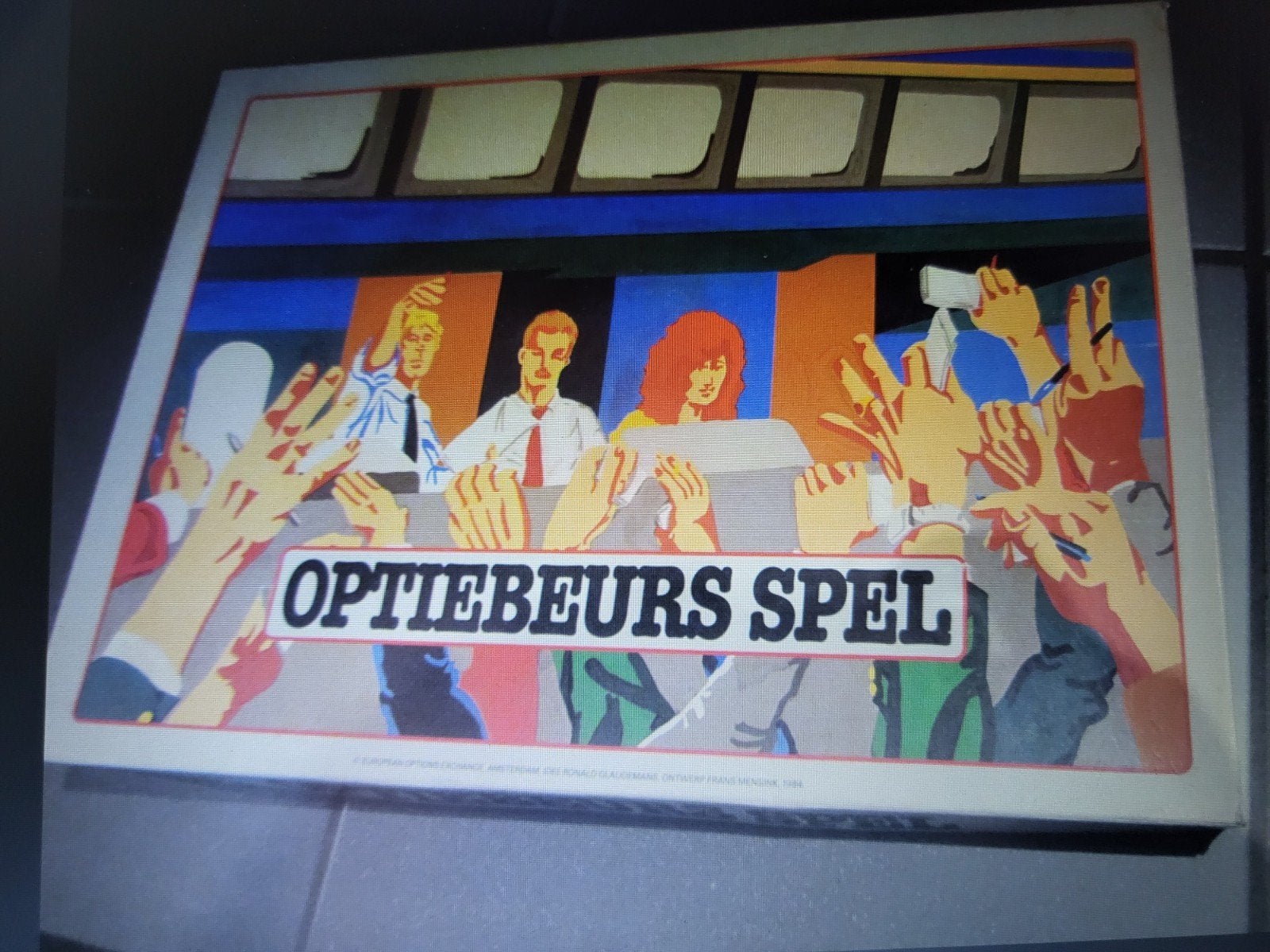 Optiebeurs Spel - Klassiek bordspel over de beurs, Drie of vier spelers, Ophalen of Verzenden, Gebruikt, Onbekend