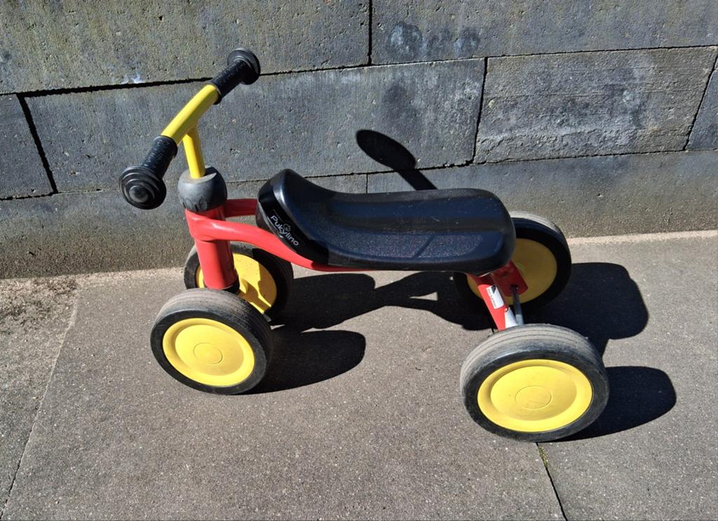 Puky Pukylino loopfietsje rood/geel, Ophalen, Gebruikt, Loopfiets
