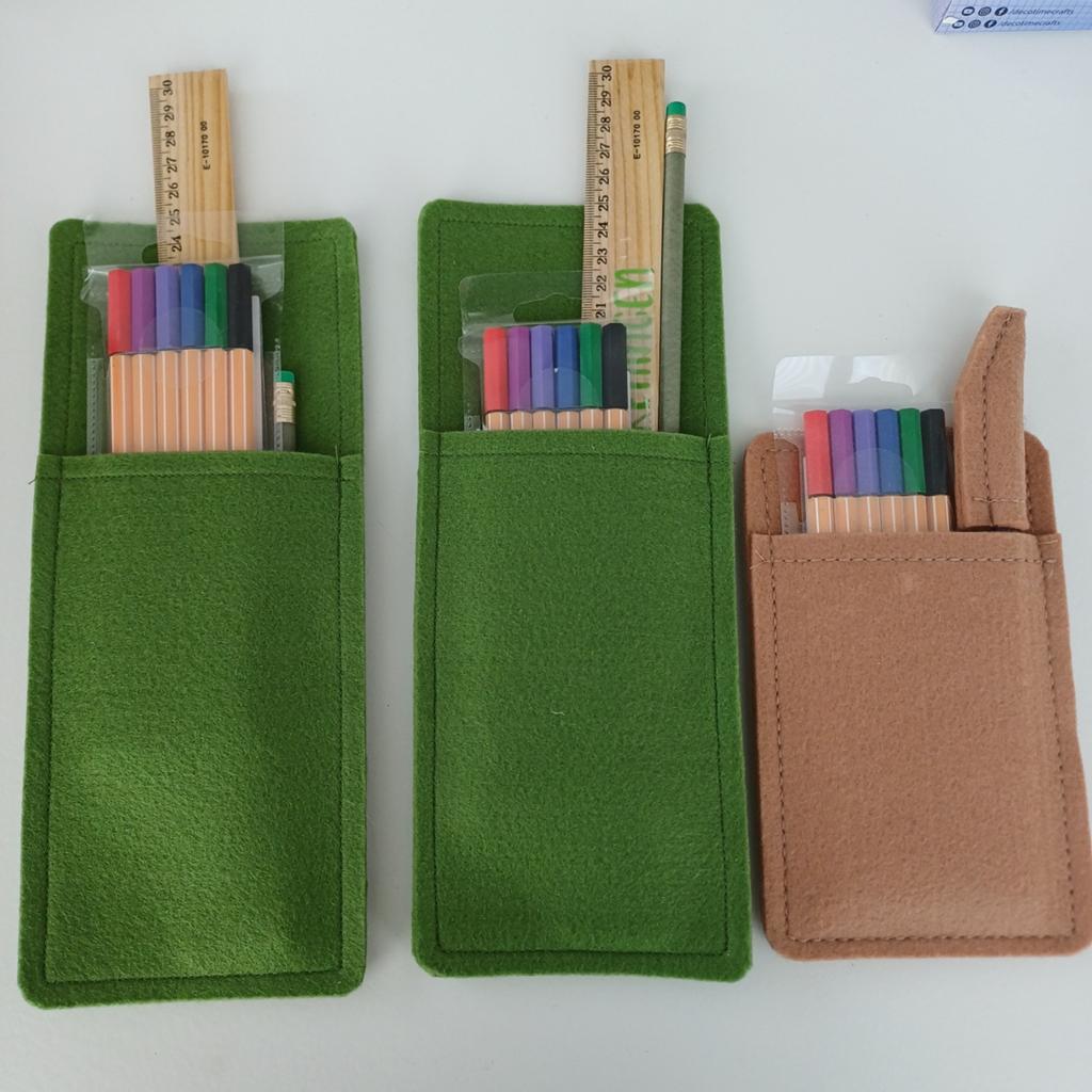 Handletteringsetjes vilten etui: Stabilo fineliners en meer, Ophalen of Verzenden, Nieuw, Potlood of Stift