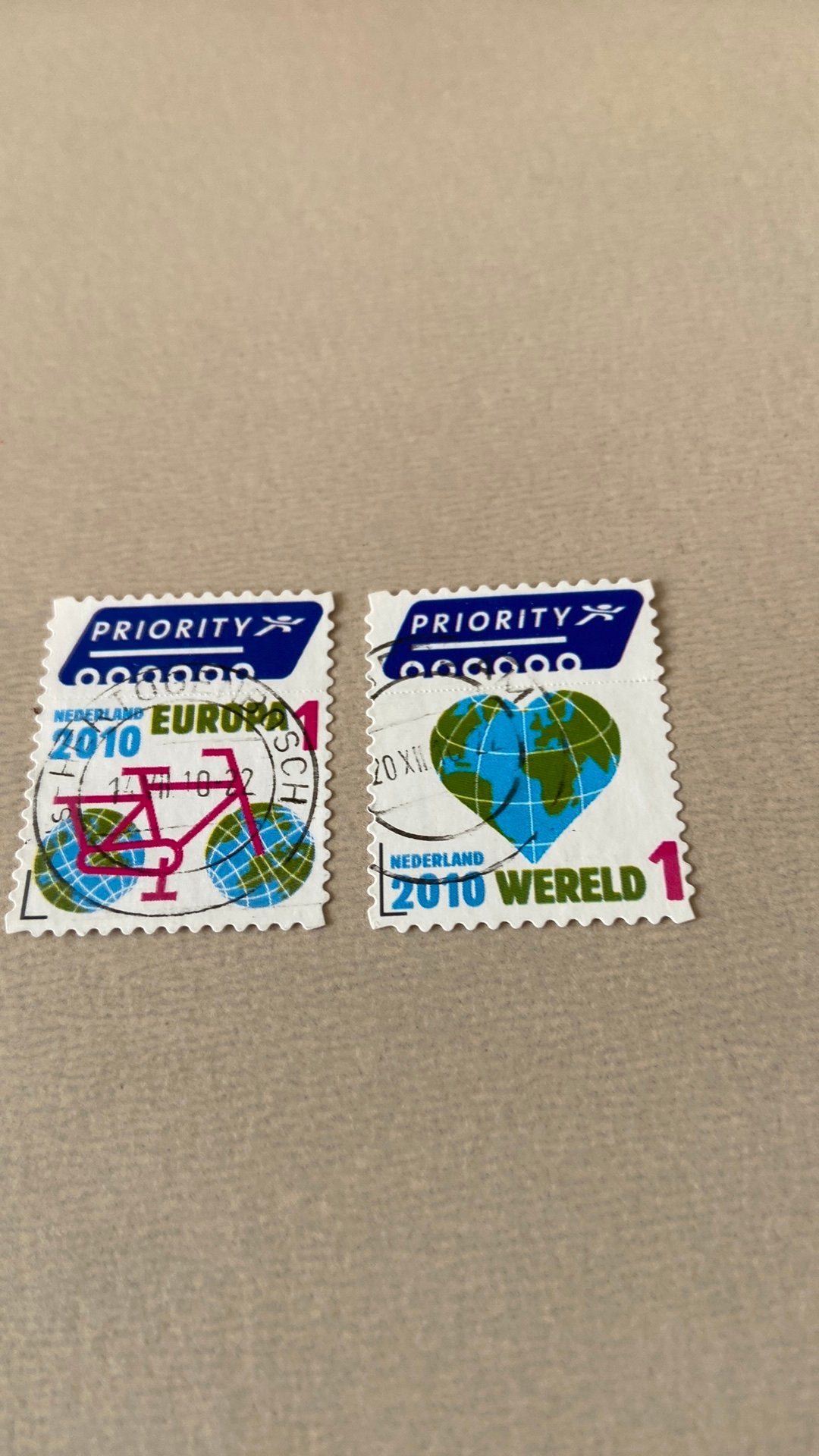 Nederland, Verzenden, Gestempeld