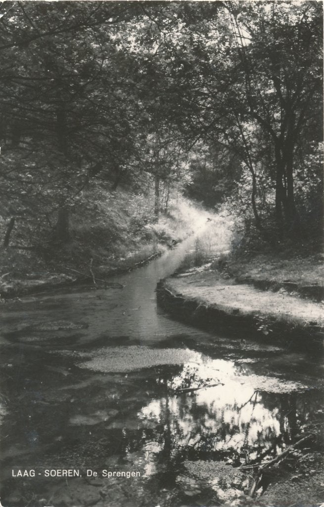 9996 Laag Soeren de Sprengen, Verzamelen, Ansichtkaarten | Nederland, Verzenden, 1940 tot 1960, Gelderland