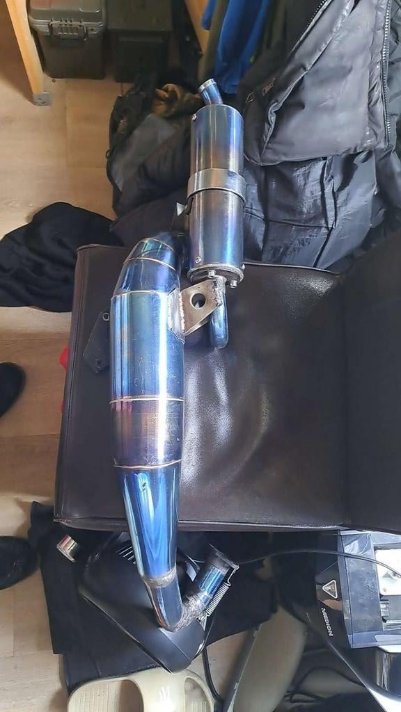 KRN Uitlaat 125/180 - Blauw Getint, Ophalen, Gebruikt